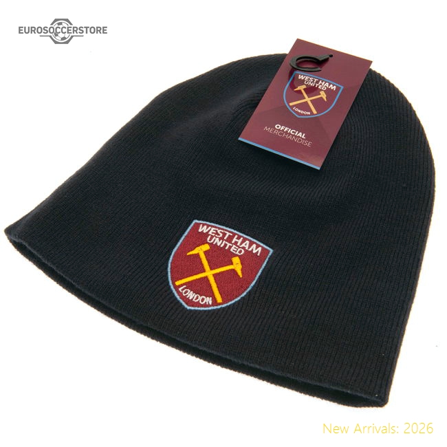 West Ham United FC Navy Beanie-Football Shirts Shop
