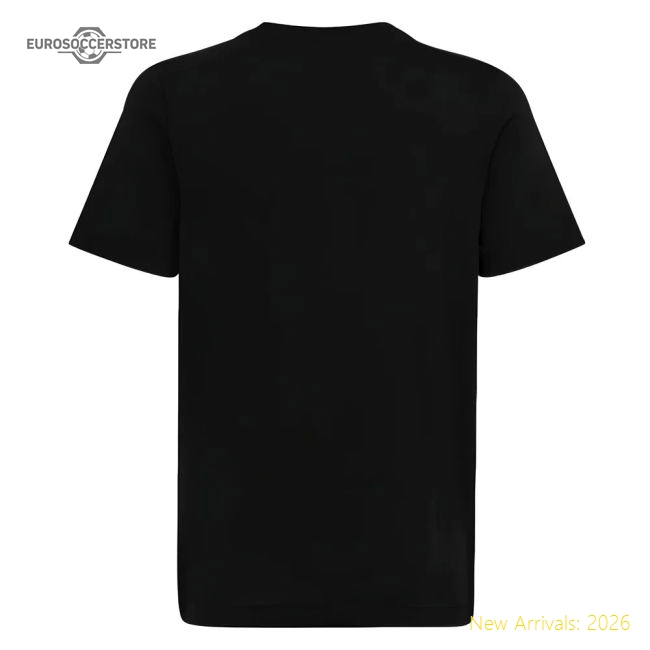 Messi Football GOAT Graphic Tee (Black) - Kids-Football Shirts Shop