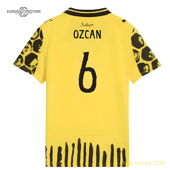 2025-2026 KIDSUPER x Borussia Dortmund CWC Shirt - Kids (Ozcan 6)-Football Shirts Shop