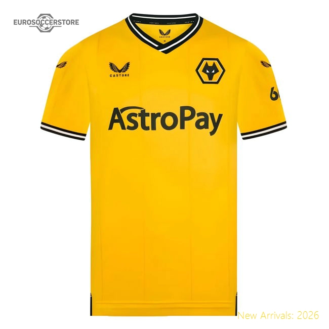 2023-2024 Wolves Home Shirt-Football Shirts Shop