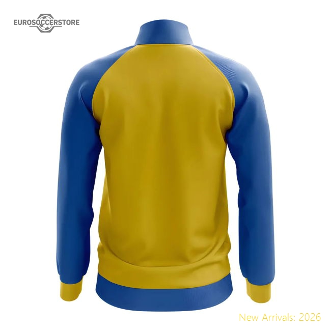 Saint Vincent and Grenadines Concept Football Track Jacket (Yellow)-Football Shirts Shop