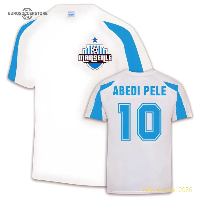 Marseille Sports Training Jersey (Abedi Pele 10)-Football Shirts Shop