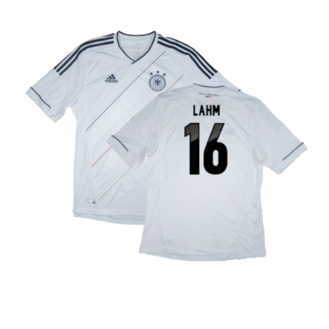 Germany 2012-13 Home Shirt (XL) ((Very Good) M) (Lahm 16)-Football Shirts Shop