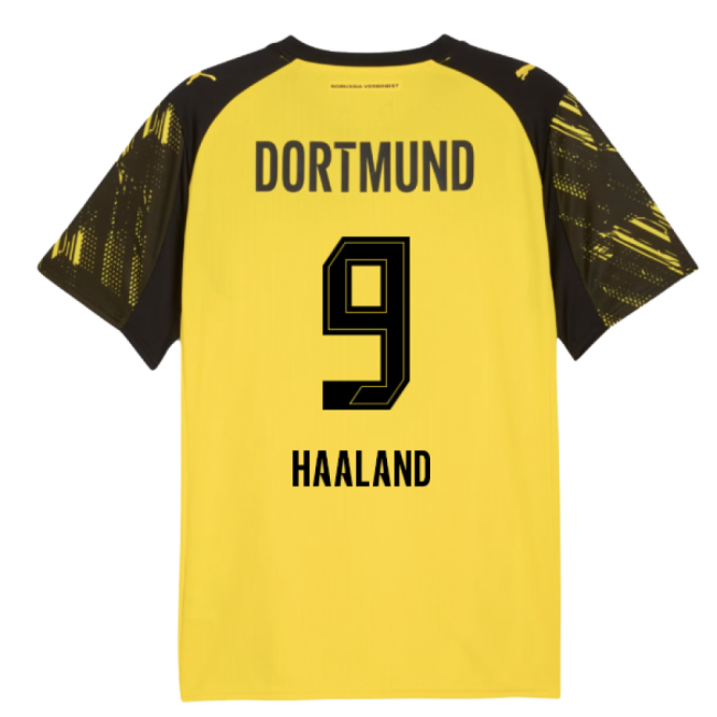 2025-2026 Borussia Dortmund Home Shirt (Haaland 9)-Football Shirts Shop