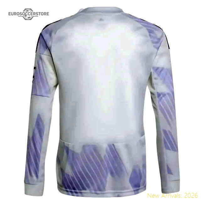 2025-2026 Man Utd Long Sleeve Away Shirt (Kids) (Mainoo 37)-Football Shirts Shop