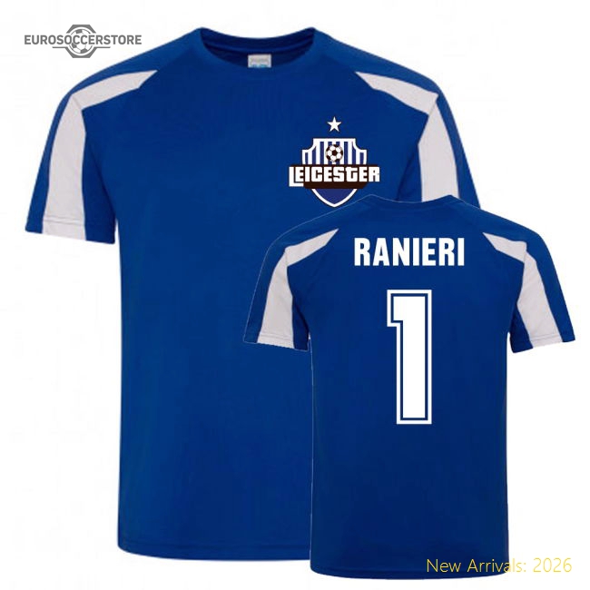 Claudio Ranieri Leicester City Sports Training Jersey (Blue)-Football Shirts Shop