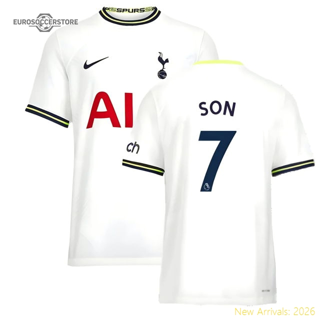 2022-2023 Tottenham Vapor Home Shirt (SON 7)-Football Shirts Shop