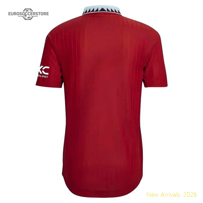 2022-2023 Man Utd Authentic Home Shirt-Football Shirts Shop