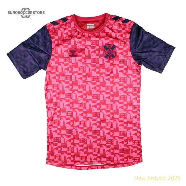 2024-2025 Tenerife Pre-Game Jersey (Pink)-Football Shirts Shop