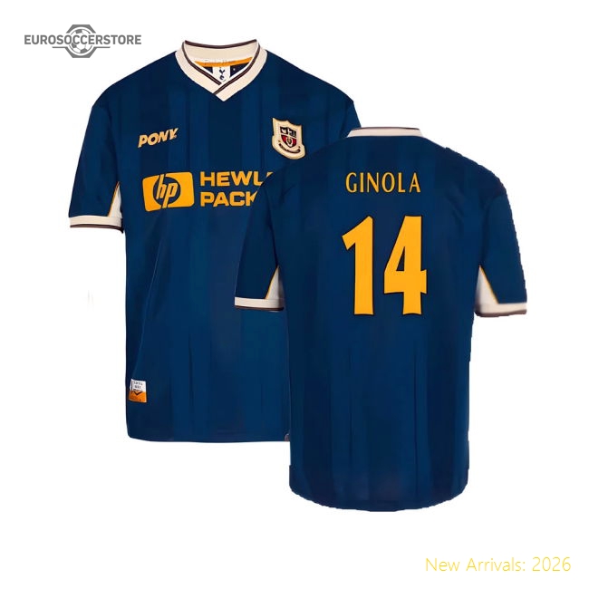 1997-1999 Tottenham Away Pony Reissue Shirt (Ginola 14)-Football Shirts Shop