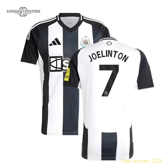2024-2025 Newcastle Home Shirt (Joelinton 7)-Football Shirts Shop