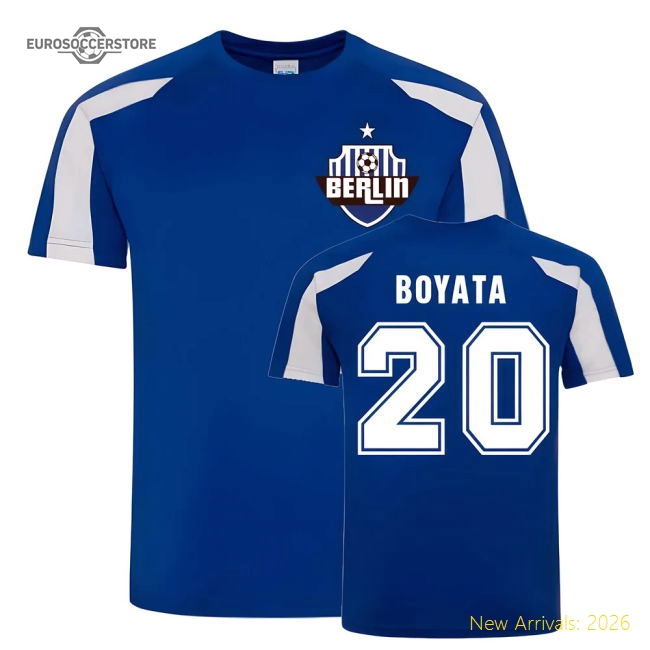 Dedryck Boyata Berlin Sports Training Jersey (Blue)-Football Shirts Shop