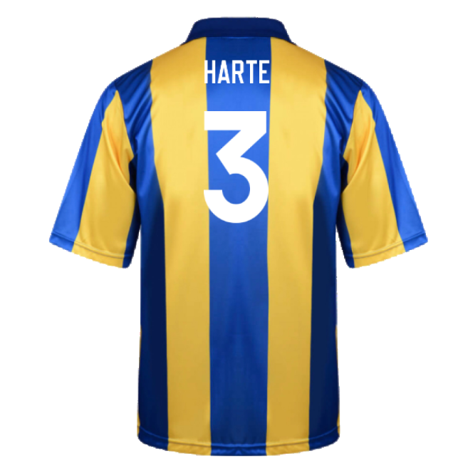 Leeds United 1993-1994 Away Shirt (XL) (Very Good) (HARTE 3)-Football Shirts Shop