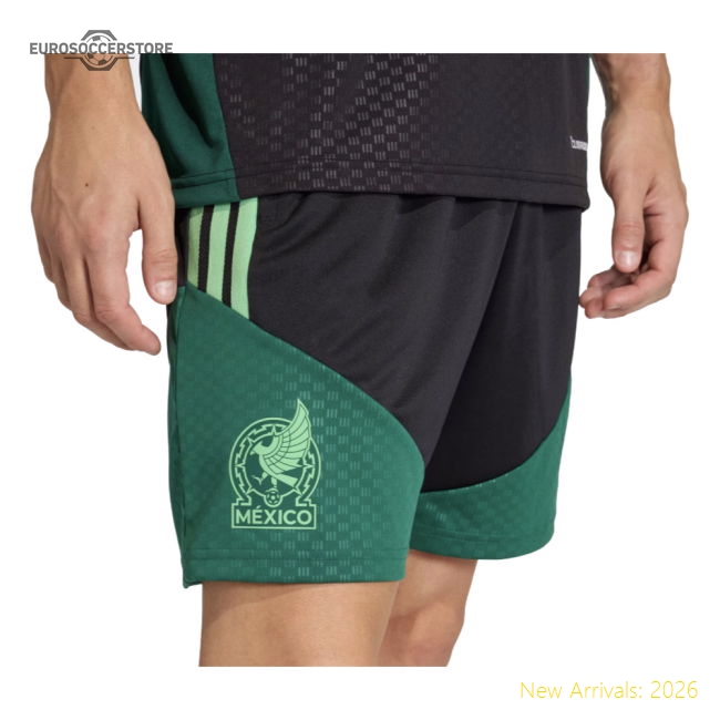 2026-2027 Mexico Training Shorts (Black)-Football Shirts Shop
