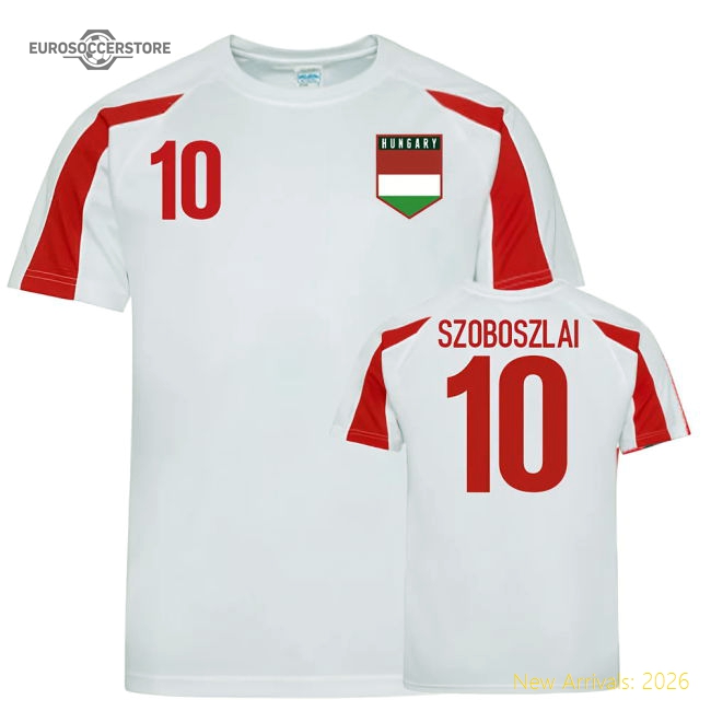 Hungary Sports Training Jersey (Szoboszlai 10)-Football Shirts Shop