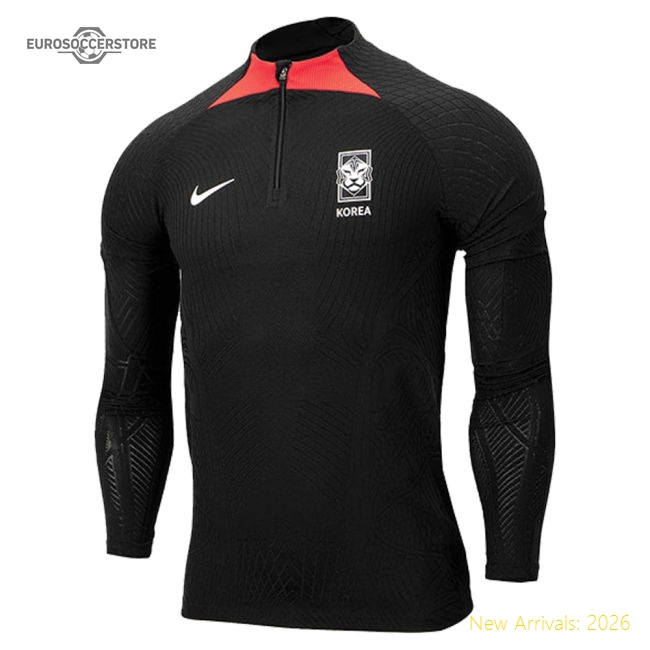 2022-2023 South Korea Strike Dri-Fit Training Top (Black)-Football Shirts Shop