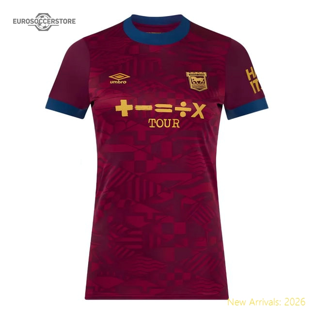 2024-2025 Ipswich Away Shirt (Womens)-Football Shirts Shop