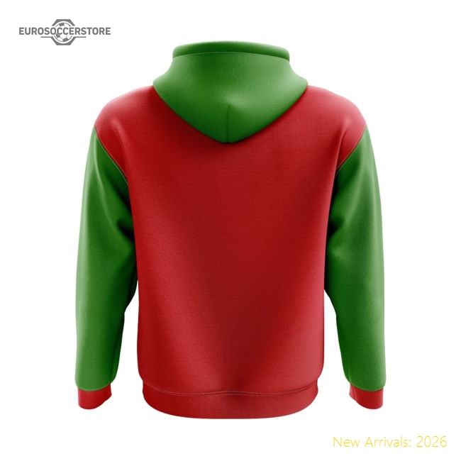 Transinstria Concept Country Football Hoody (Red)-Football Shirts Shop