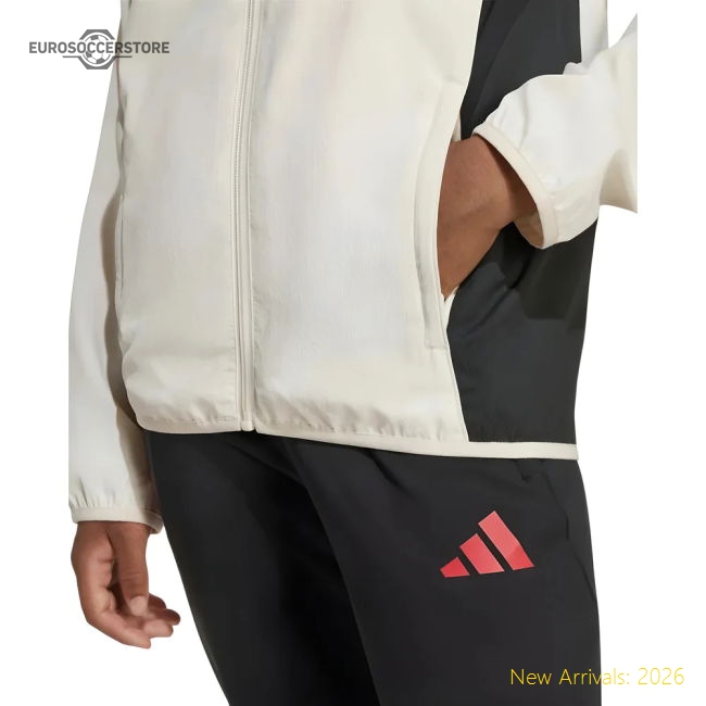 2025-2026 Liverpool Presentation Jacket (White) - Kids-Football Shirts Shop