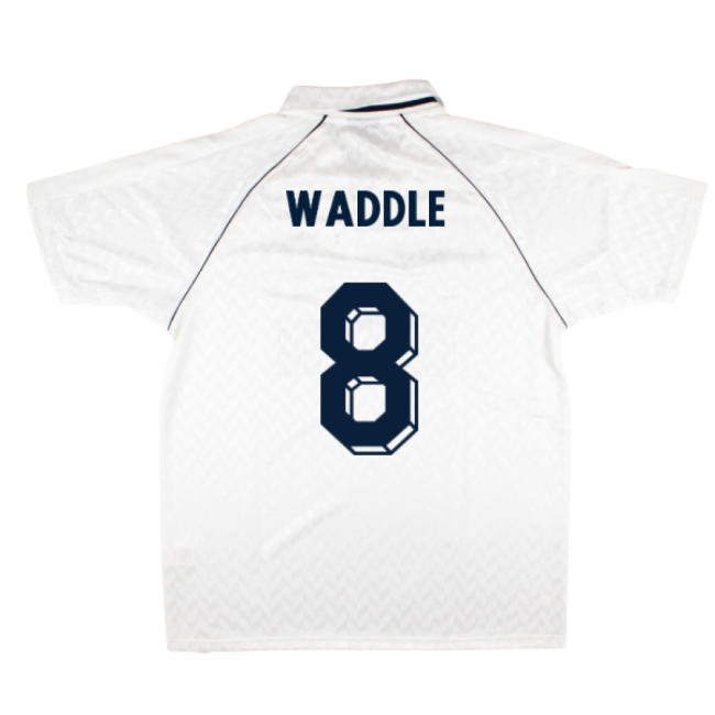 Tottenham 1989 Retro Hummel Home Shirt (Waddle 8)-Football Shirts Shop