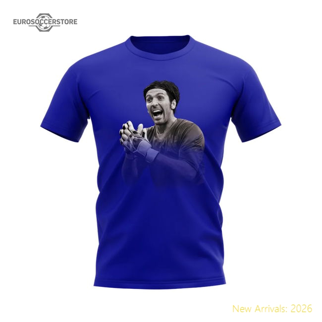 Gigi Buffon Legend T-Shirt (Blue)-Football Shirts Shop