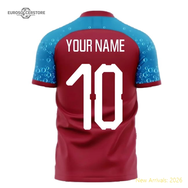 East London 2025-2026 Home Concept Football Kit (Libero) (Your Name)-Football Shirts Shop