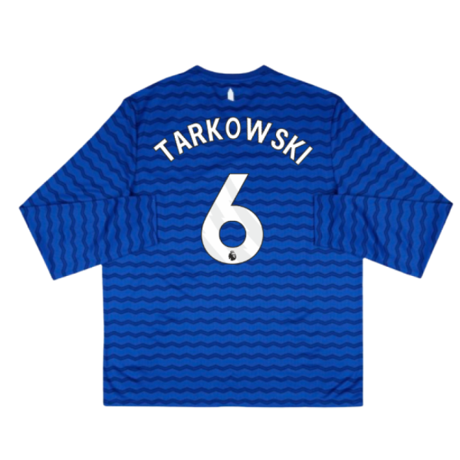 2025-2026 Everton Home Long Sleeve Shirt (Tarkowski 6)-Football Shirts Shop