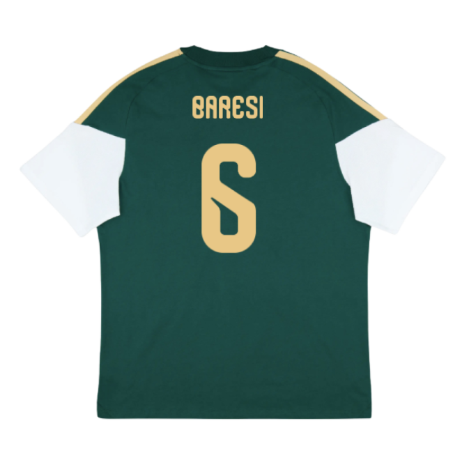 2026-2027 Italy Training Tee (Green) (Baresi 6)-Football Shirts Shop