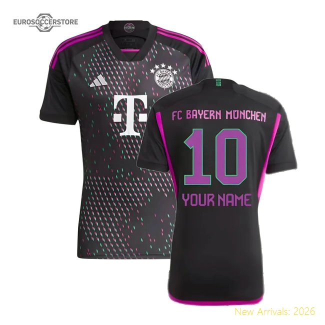 2023-2024 Bayern Munich Away Shirt (Your Name)-Football Shirts Shop