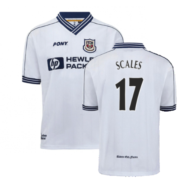 1997-1999 Tottenham Home Pony Retro Shirt (Scales 17)-Football Shirts Shop