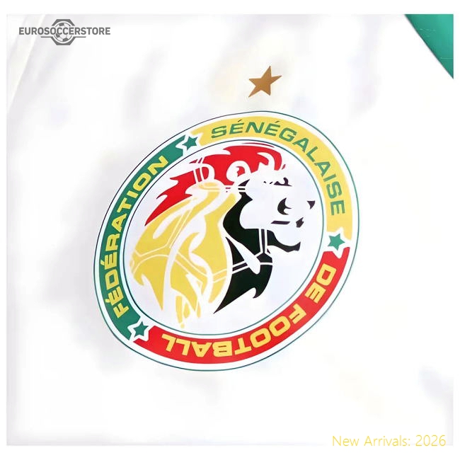 2024-2025 Senegal Prematch Woven Jacket (White)-Football Shirts Shop