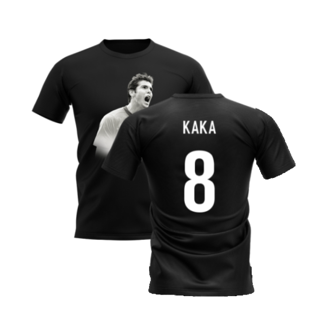 Kaka Legend T-Shirt (Black) (Kaka 8)-Football Shirts Shop
