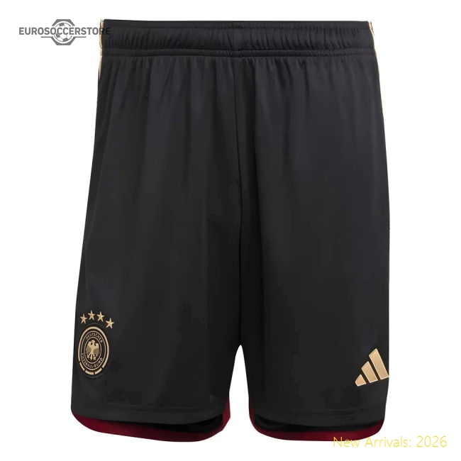 2022-2023 Germany Away Shorts (Black)-Football Shirts Shop