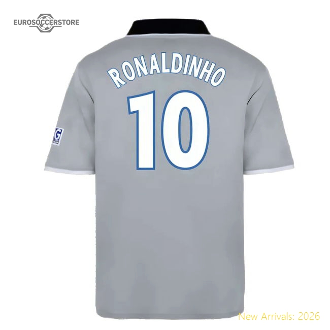 PSG 2000 Paris Saint Germain Away Shirt (RONALDINHO 10)-Football Shirts Shop