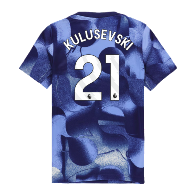 2024-2025 Tottenham Hotspur Dri-FIT Match Shirt (Blue) - Kids (Kulusevski 21)-Football Shirts Shop