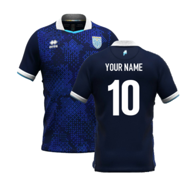 2024-2025 San Marino Away Shirt (Your Name)-Football Shirts Shop