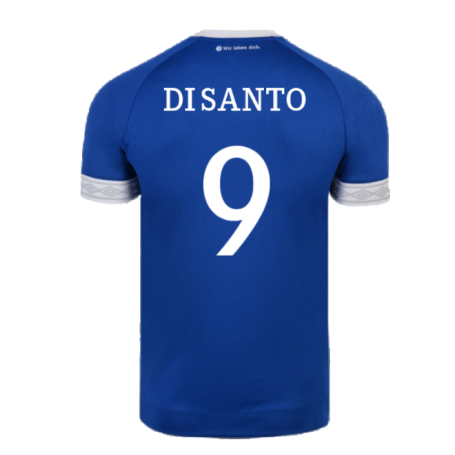 Schalke 2018-19 Home Shirt ((Mint) XXL) (Di Santo 9)-Football Shirts Shop