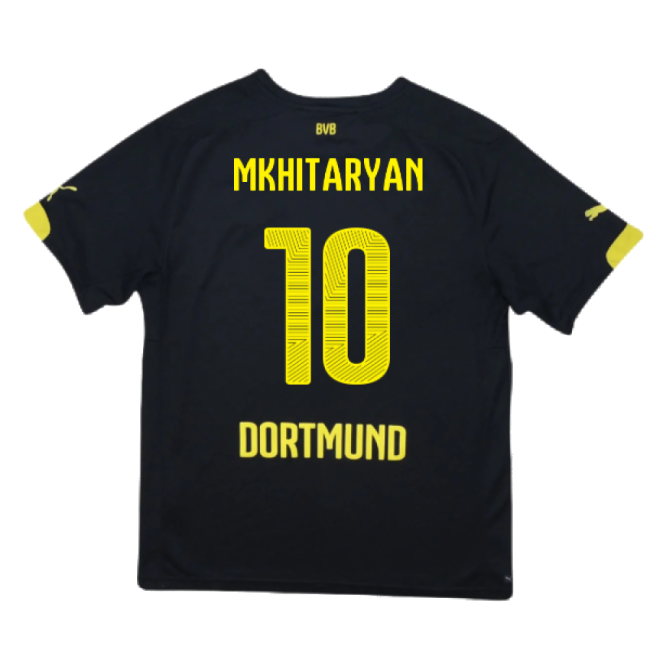 Borussia Dortmund 2014-16 Away Shirt ((Excellent) S) (Mkhitaryan 10)-Football Shirts Shop