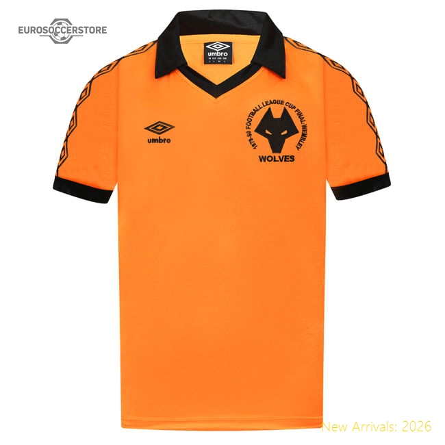 Wolverhampton Wanderers 1980 League Cup Final Shirt (Your Name)-Football Shirts Shop