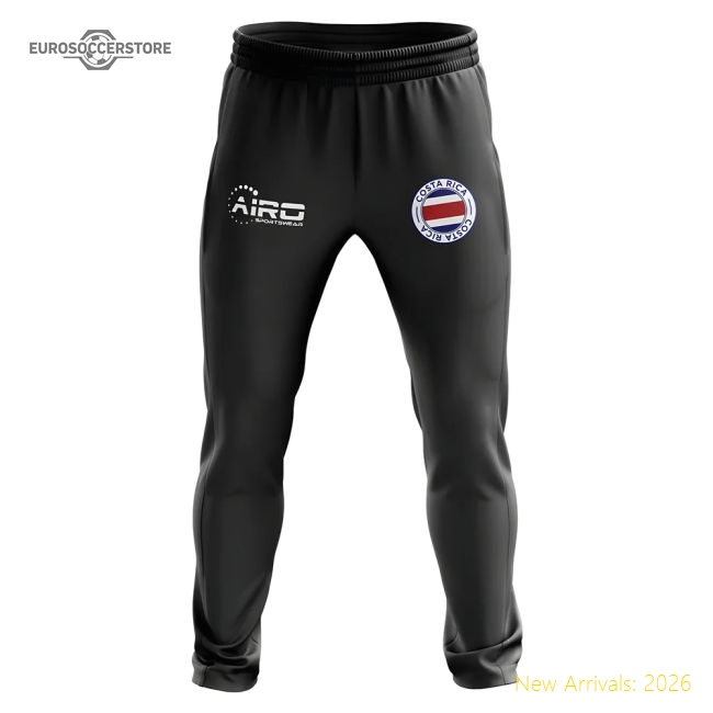 Costa Rica Concept Football Training Pants (Black)-Football Shirts Shop