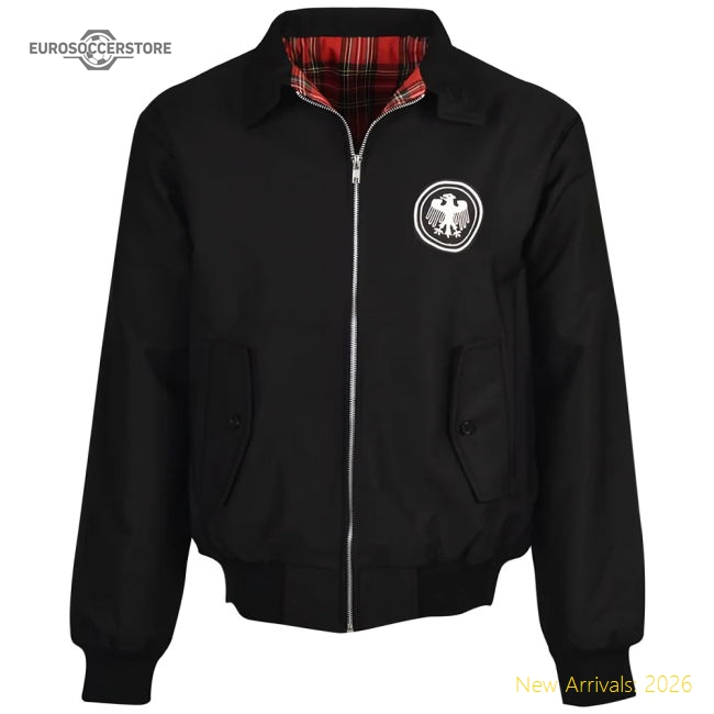 Germany Black Harrington Jacket-Football Shirts Shop