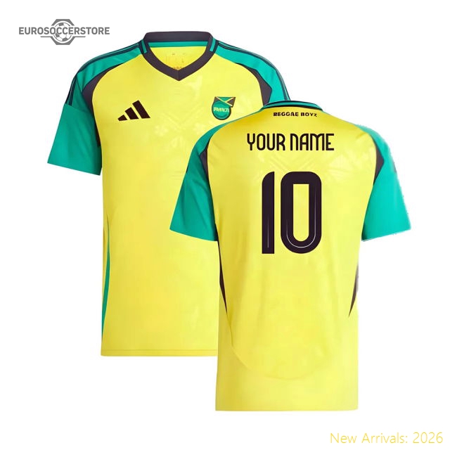 2024-2025 Jamaica Home Shirt (Womens) (Your Name)-Football Shirts Shop