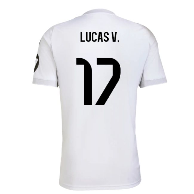 2025-2026 Real Madrid Home Shirt (Lucas V. 17)-Football Shirts Shop