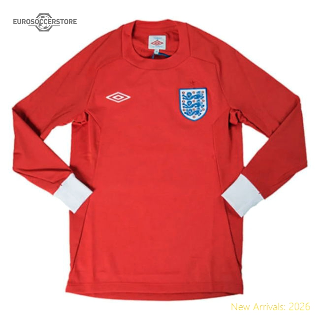 2010-2011 England Long Sleeve Away Shirt-Football Shirts Shop