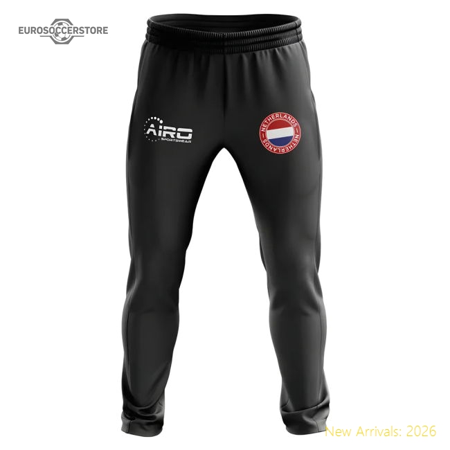 Netherlands Concept Football Training Pants (Black)-Football Shirts Shop