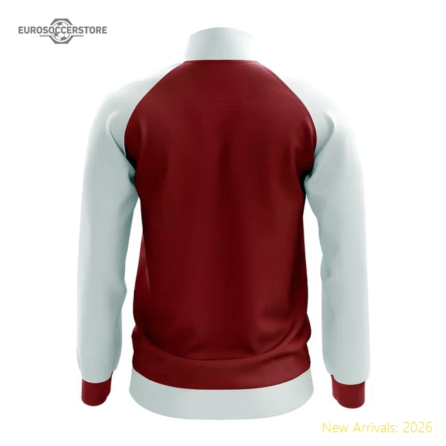 Paraguay Concept Football Track Jacket (Red) - Kids-Football Shirts Shop
