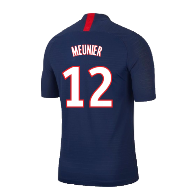 PSG 2019-20 Home Nike Vaporknit Shirt ((Mint) S) (MEUNIER 12)-Football Shirts Shop