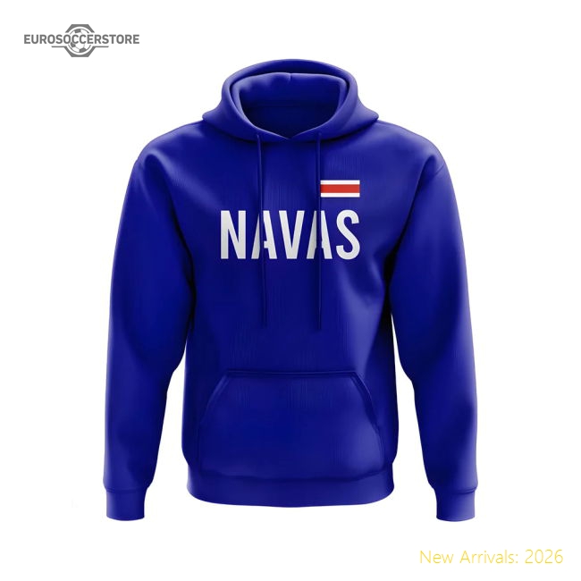 Keylor Navas Costa Rica Name Hoody (Blue)-Football Shirts Shop
