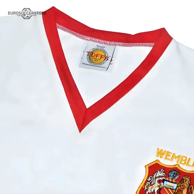 Manchester Reds 1957 FACF Kids Retro Football Shirt-Football Shirts Shop