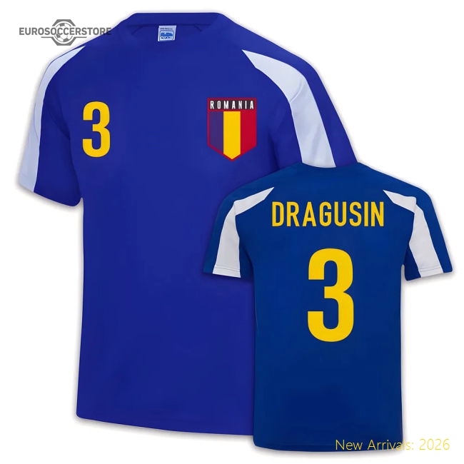 Romania Sports Training Jersey (Radu Dragusin 3)-Football Shirts Shop